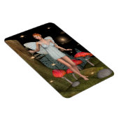 Verzauberter Wald Feenpilz Fantasy Kunst Magnet (Rechte Seite)