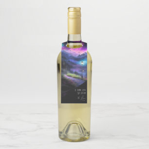 verzauberter Wald Flaschenanhänger