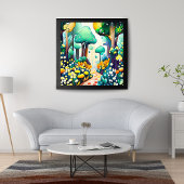 verzauberter Wald Fotodruck