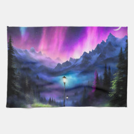 verzauberter Wald Geschirrtuch