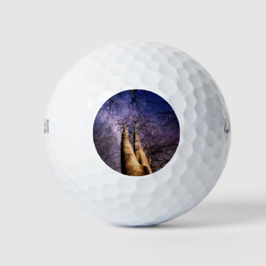 verzauberter Wald Golfball (Vorderseite)