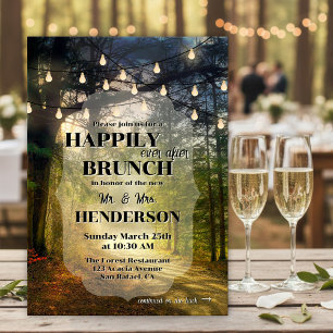 Verzauberter Wald Happily Ever After Brunch Einladung