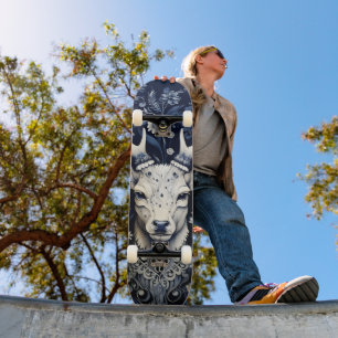 Verzauberter Wald Hirschwinterblut Skateboard