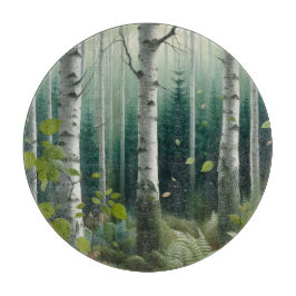 Verzauberter Wald Holzschneidebrett Schneidebrett