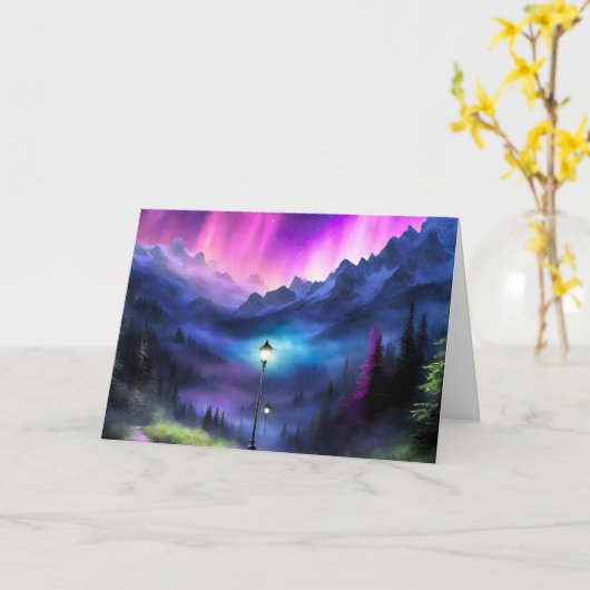 verzauberter Wald Karte (Gelbe Blume)