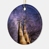 verzauberter Wald Keramik Ornament (Links)