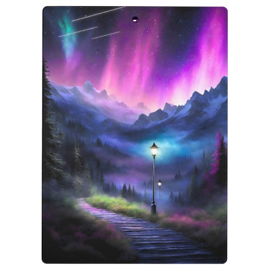 verzauberter Wald Klemmbrett (Rückseite)