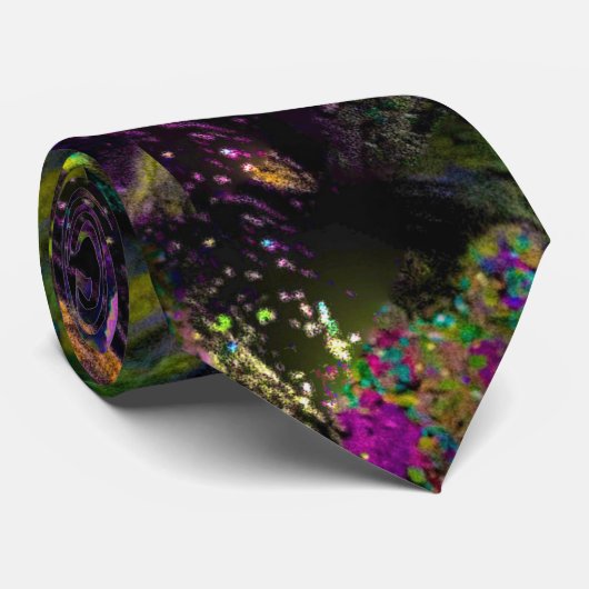 verzauberter Wald Krawatte (Gerollt)