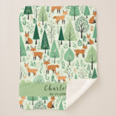 Verzauberter Wald-Kuddelkruste Sherpadecke (Vorderseite)