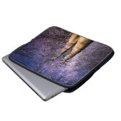 verzauberter Wald Laptopschutzhülle (Vorne Knopf)