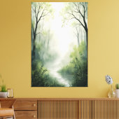 verzauberter Wald Leinwanddruck (Insitu (Wohnzimmer))