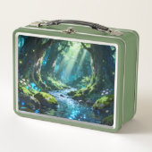 Verzauberter Wald-Lunchbox Metall Brotdose (Vorderseite)