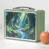 Verzauberter Wald-Lunchbox Metall Brotdose (Beispiel)