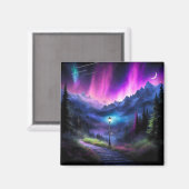 verzauberter Wald Magnet (Vorderseite/Rückseite)