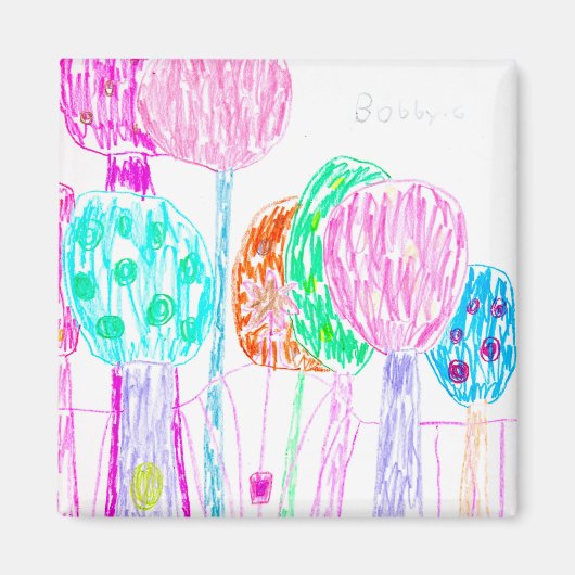 verzauberter Wald Magnet (Vorne)