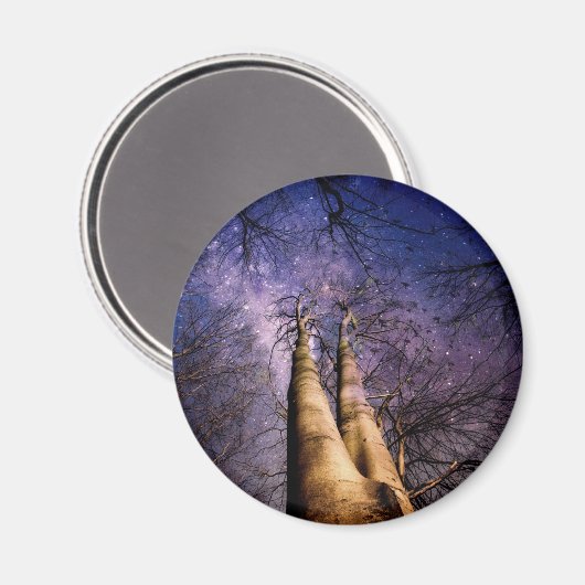 verzauberter Wald Magnet (Vorderseite/Rückseite)