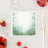 Verzauberter Wald Märchenwald Baby Shower Serviette (Beispiel)