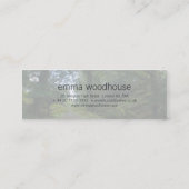 Verzauberter Wald Mini Visitenkarte (Rückseite)