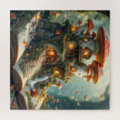 Verzauberter Wald mit Feen Puzzle (Horizontal)