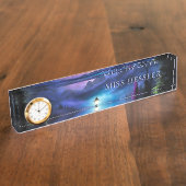 verzauberter Wald Namensplakette (Seite)