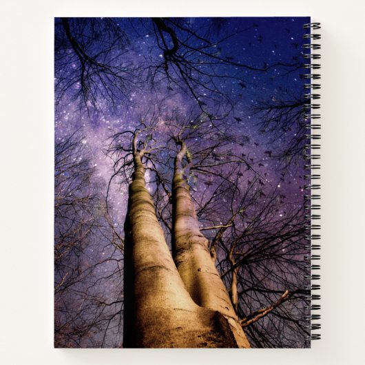 verzauberter Wald Notizblock (Rückseite)