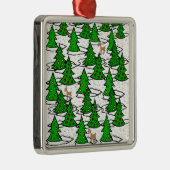 Verzauberter Wald - Ornament Aus Metall (Rechts)