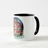 Verzauberter Wald Pilz Kunst Tasse (VorderseiteRechts)