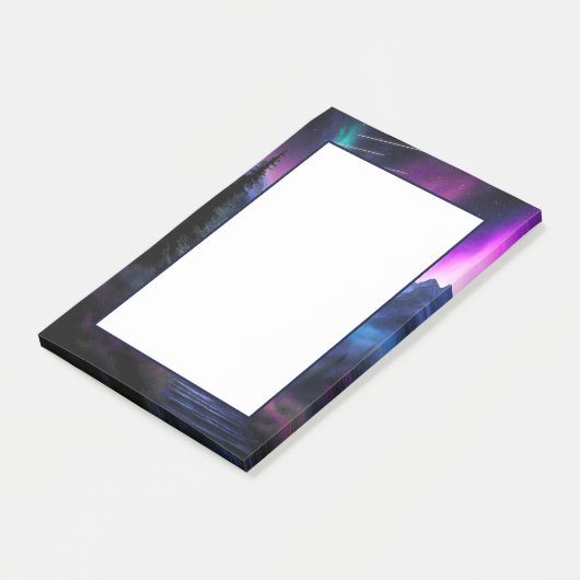 verzauberter Wald Post-it Klebezettel (angewinkelt)