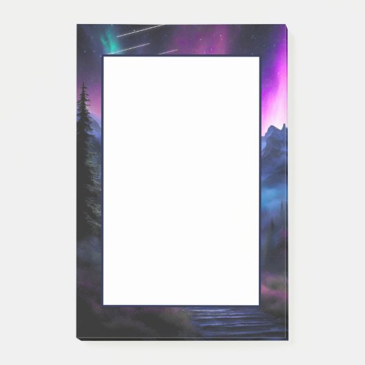 verzauberter Wald Post-it Klebezettel (Vorderseite)