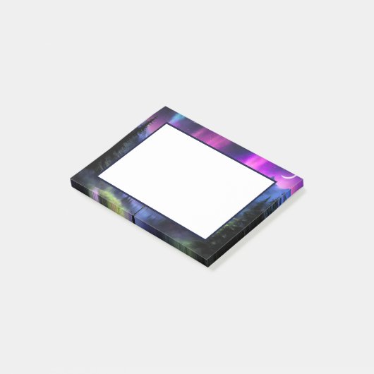 verzauberter Wald Post-it Klebezettel (angewinkelt)