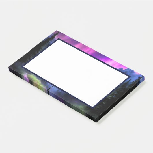 verzauberter Wald Post-it Klebezettel (angewinkelt)