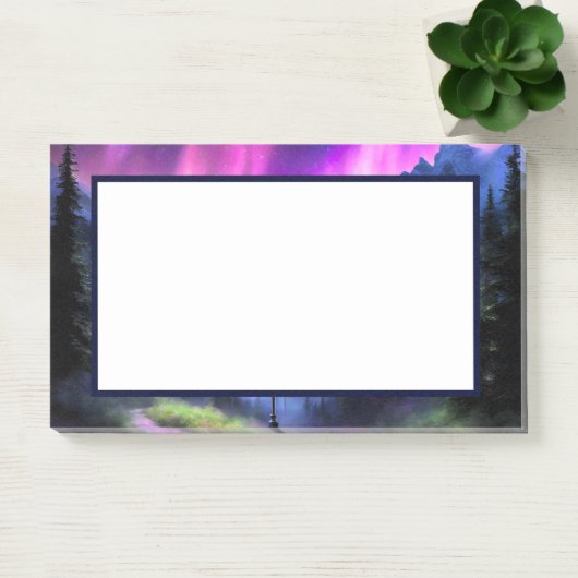 verzauberter Wald Post-it Klebezettel (Büro)