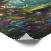 verzauberter Wald Poster (Ecke)