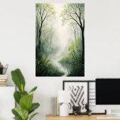 verzauberter Wald Poster (Heimbüro)