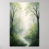 verzauberter Wald Poster (Vorne)