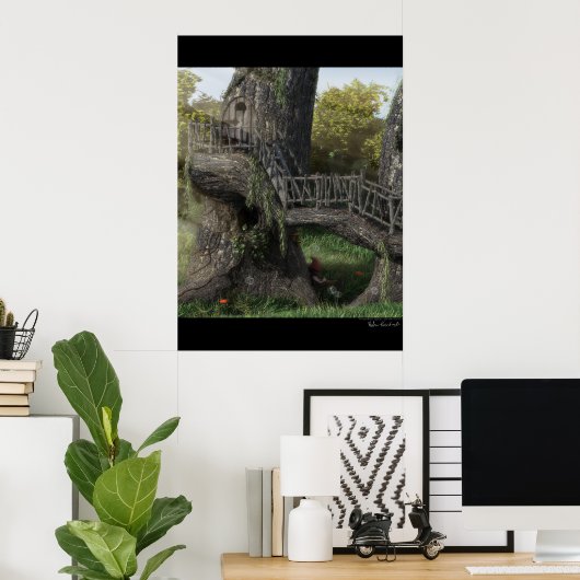 verzauberter Wald Poster (Heimbüro)