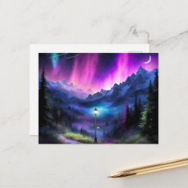 verzauberter Wald Postkarte