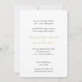 verzauberter Wald, Saitenlichter, Einladung zur Ho (Rückseite)