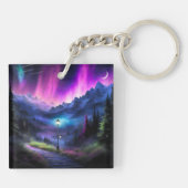 verzauberter Wald Schlüsselanhänger (Rückseite)