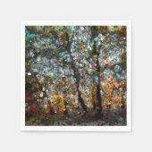 verzauberter Wald Serviette (Vorderseite)