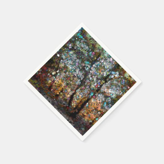 verzauberter Wald Serviette (Ecke)