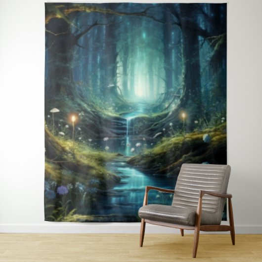 Verzauberter Wald Süß 16 Tapestry Wandteppich (Beispiel)