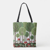 Verzauberter Wald Tasche (Rückseite)