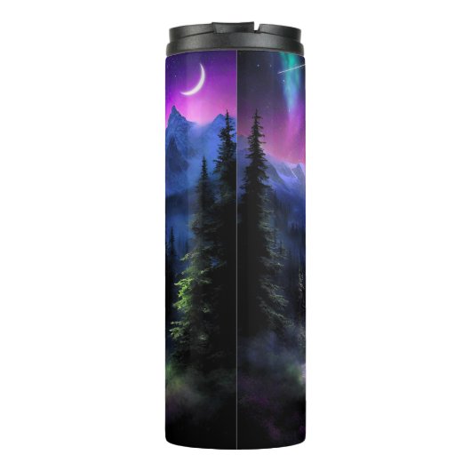 verzauberter Wald Thermosbecher (Rückseite)