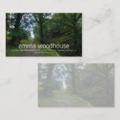Verzauberter Wald Visitenkarte (Vorne/Hinten)