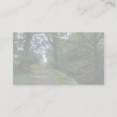 Verzauberter Wald Visitenkarte (Rückseite)