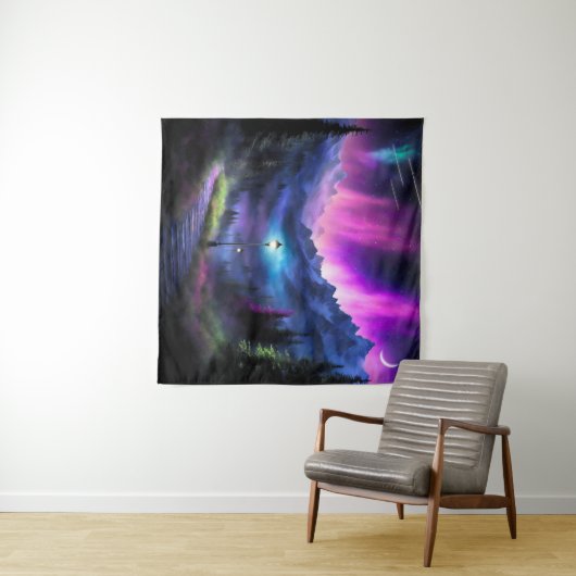 verzauberter Wald Wandteppich (Beispiel (Horizontal))