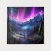 verzauberter Wald Wandteppich (Vorderseite)