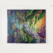 Verzauberter Wald Wandteppich (Vorderseite (Horizontal))