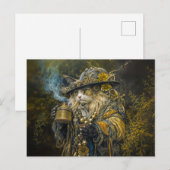 Verzauberter Waldalchemistkatze Postkarte (Vorne/Hinten)